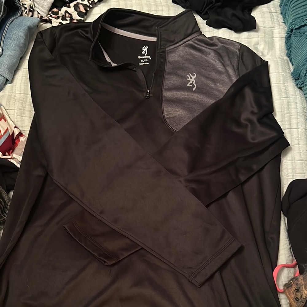 Browning Black Quarter-Zip Pullover